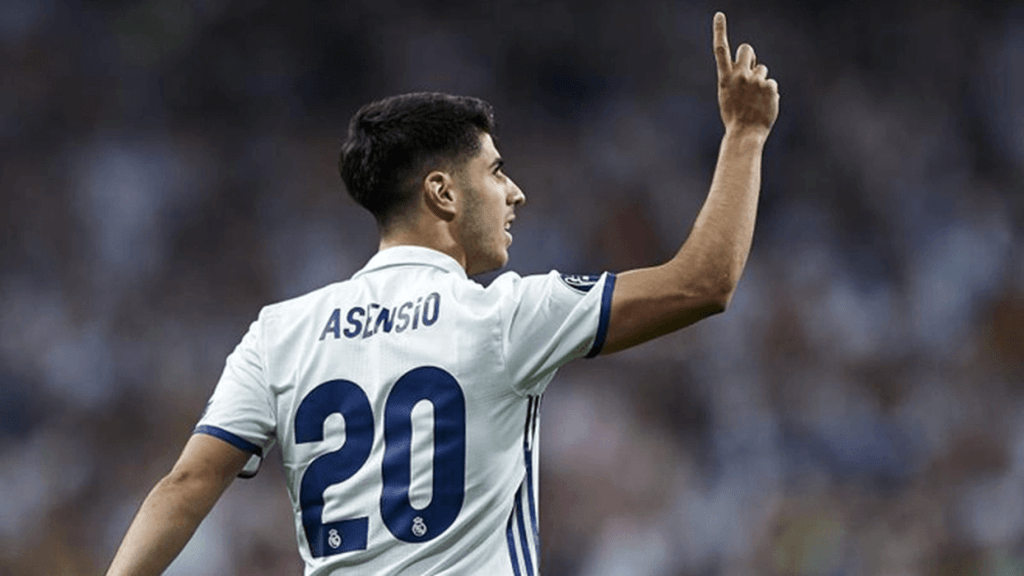 Số áo Marco Asensio tại Real Madrid là số 20